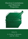 Cover: Electron Correlations and Materials Properties - Springer