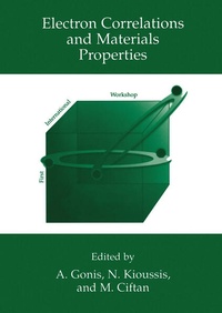 Enlarge image Cover: Electron Correlations and Materials Properties - Springer