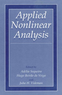 Enlarge image Cover: Applied Nonlinear Analysis - Springer