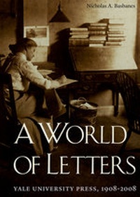 Enlarge image Cover: A World of Letters - Yale University Press
