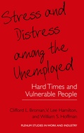 Cover: Stress and Distress among the Unemployed - Springer