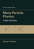 Cover: Many-Particle Physics - Kluwer Academic/Plenum Publishers