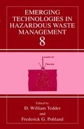 Bild: Emerging Technologies in Hazardous Waste Management 8 - Kluwer Academic / Plenum Publishers