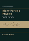 Cover: Many-Particle Physics - Springer