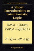 Cover: A Short Introduction to Intuitionistic Logic - Springer