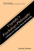 Cover: Vygotsky's Psychology-Philosophy - Springer