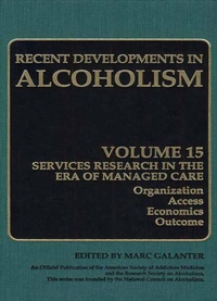 Enlarge image Cover: Alcoholism - Kluwer Academic / Plenum Publishers