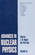 Cover: Advances in Nuclear Physics - Kluwer Academic / Plenum Publishers