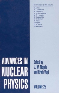 Enlarge image Cover: Advances in Nuclear Physics - Kluwer Academic / Plenum Publishers