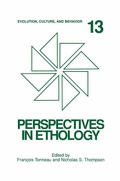 Cover: Perspectives in Ethology - Plenum Publishing Co.,N.Y.
