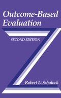 Cover: Outcome-Based Evaluation - Kluwer Academic / Plenum Publishers