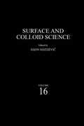 Cover: Surface and Colloid Science - Springer