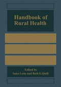 Cover: Handbook of Rural Health - Springer