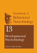 Cover: Developmental Psychobiology - Kluwer Academic/Plenum Publishers