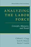 Cover: Analyzing the Labor Force - Plenum Publishing Co.,N.Y.