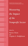 Cover: Measuring the Impact of the Nonprofit Sector - Kluwer Academic/Plenum Publishers