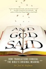 Cover: And God Said - Thomas Dunne Books