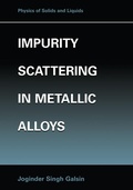 Cover: Impurity Scattering in Metallic Alloys - Springer