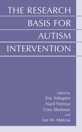 Cover: The Research Basis for Autism Intervention - Springer