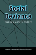 Cover: Social Deviance - Kluwer Academic/Plenum Publishers