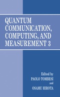 Cover: Quantum Communication, Computing, and Measurement 3 - Plenum Publishing Co.,N.Y.
