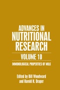 Cover: Advances in Nutritional Research Volume 10 - Springer