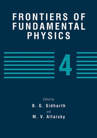 Enlarge image Cover: Frontiers of Fundamental Physics 4 - Springer
