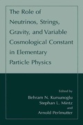 Cover: The Role of Neutrinos, Strings, Gravity, and Variable Cosmological Constant in Elementary Particle Physics - Springer