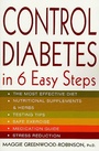 Cover: Control Diabetes in Six Easy Steps - St. Martin's Griffin