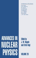 Cover: Advances in Nuclear Physics - Kluwer Academic/Plenum Publishers