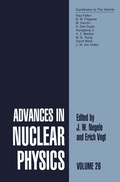 Cover: Advances in Nuclear Physics - Plenum Publishing Corporation