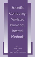 Cover: Scientific Computing, Validated Numerics, Interval Methods - Kluwer Academic/Plenum Publishers