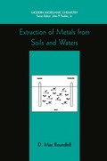Cover: Extraction of Metals from Soils and Waters - Springer