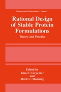 Cover: Rational Design of Stable Protein Formulations - Kluwer Academic/Plenum Publishers