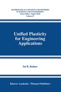 Cover: Unified Plasticity for Engineering Applications - Springer