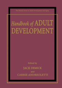 Enlarge image Cover: Handbook of Adult Development - Kluwer Academic/Plenum Publishers