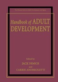 Cover: Handbook of Adult Development - Springer