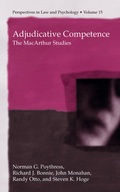 Cover: Adjudicative Competence - Springer