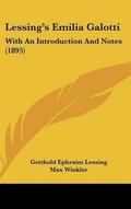 Cover: Lessing's Emilia Galotti - Kessinger Publishing