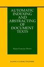 Cover: Automatic Indexing and Abstracting of Document Texts - Kluwer Academic Publishers