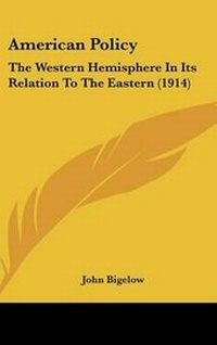 Abbildung von: American Policy - Kessinger Publishing