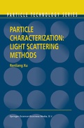 Cover: Particle Characterization: Light Scattering Methods - Kluwer Academic/Plenum Publishers