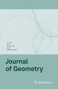 Abbildung von: Journal of Geometry - Birkhäuser