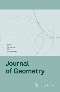 Enlarge image Cover: Journal of Geometry - Springer