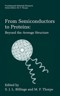 Abbildung von: From Semiconductors to Proteins: Beyond the Average Structure - Springer