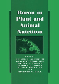 Abbildung von: Boron in Plant and Animal Nutrition - Plenum Publishing Co.,N.Y.