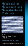Cover: Handbook of Nanophase and Nanostructured Materials - Kluwer Academic/Plenum Publishers