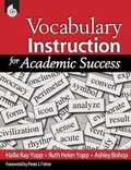 Cover: Vocabulary Instruction for Academic Success - Shell Educational Publishing
