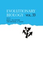 Cover: Evolutionary Biology - Springer