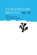 Cover: Evolutionary Biology - Springer